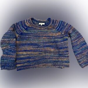 madewell boxed knit cropped sweater